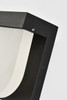 Living District LDOD4009BK Raine Integrated LED wall sconce in black