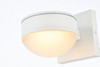 Living District LDOD4014WH Raine Integrated LED wall sconce in white