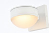 Living District LDOD4014WH Raine Integrated LED wall sconce in white