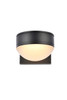 Living District LDOD4014BK Raine Integrated LED wall sconce in black