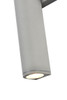Living District LDOD4008S Raine Integrated LED wall sconce in silver