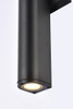 Living District LDOD4008BK Raine Integrated LED wall sconce in black