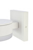 Living District LDOD4013WH Raine Integrated LED wall sconce in white