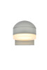 Living District LDOD4015S Raine Integrated LED wall sconce in silver