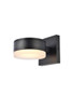 Living District LDOD4013BK Raine Integrated LED wall sconce in black