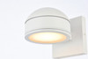 Living District LDOD4016WH Raine Integrated LED wall sconce in white