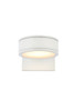 Living District LDOD4018WH Raine Integrated LED wall sconce in white