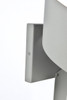 LIVING DISTRICT LDOD4034S Raine Integrated LED wall sconce  in silver
