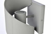 LIVING DISTRICT LDOD4034S Raine Integrated LED wall sconce  in silver