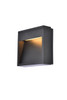 Living District LDOD4019BK Raine Integrated LED wall sconce in black