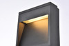 Living District LDOD4019BK Raine Integrated LED wall sconce in black