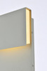 LIVING DISTRICT LDOD4029S Raine Integrated LED wall sconce  in silver