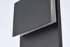 LIVING DISTRICT LDOD4029BK Raine Integrated LED wall sconce  in black