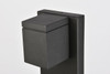 Living District LDOD4007BK Raine Integrated LED wall sconce in black