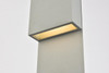 LIVING DISTRICT LDOD4024S Raine Integrated LED wall sconce  in silver