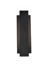 Living District LDOD4005BK Raine Integrated LED wall sconce in black