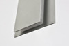 LIVING DISTRICT LDOD4033S Raine Integrated LED wall sconce  in silver