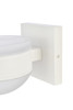 Living District LDOD4017WH Raine Integrated LED wall sconce in white