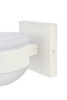 Living District LDOD4017WH Raine Integrated LED wall sconce in white