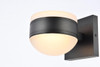 Living District LDOD4017BK Raine Integrated LED wall sconce in black
