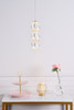 Elegant Lighting 3500D1G Polaris LED light gold Pendant Clear Royal Cut Crystal