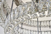 Elegant Lighting 3503F33L2C Monroe LED light Chrome Flush Mount Clear Royal Cut Crystal