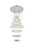 Elegant Lighting 3503G34C Monroe Integrated LED chip light Chrome Chandelier Clear Royal Cut Crystal