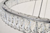 Elegant Lighting 3503D42C Monroe Integrated LED light Chrome Chandelier Clear Royal Cut Crystal