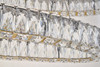 Elegant Lighting 3503D40G Monroe Integrated LED light Gold Chandelier Clear Royal Cut Crystal