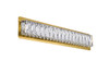 Elegant Lighting 3502W24G Monroe Integrated LED chip light gold Wall Sconce Clear Royal Cut Crystal