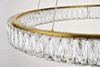 3503D31G Monroe Integrated LED chip light gold Chandelier Clear Royal Cut Crystal