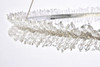 Elegant Lighting 3506D34C Laurel LED 34 inch Chrome pendant