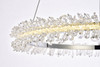 Elegant Lighting 3506D26C Laurel LED 26 inch Chrome pendant