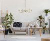 Living District LD5056D42BR Rohan 42 inch chandelier in brass Living District LD5056D42BR Rohan 42 inch chandelier in brass