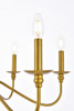 Living District LD5056D42BR Rohan 42 inch chandelier in brass Living District LD5056D42BR Rohan 42 inch chandelier in brass