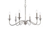Living District LD5056D30PN Rohan 30 inch chandelier in polished nickel