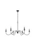 Living District LD5056D48MB Rohan 48 inch chandelier in matte black