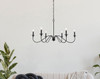 Living District LD5056D42MB Rohan 42 inch chandelier in matte black