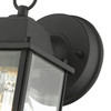 LIVEX LIGHTING 7506-14 Hamilton 1 Lt Textured Black  Outdoor Wall Lantern