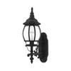 LIVEX LIGHTING 7520-14 Frontenac 1 Lt Textured Black Outdoor Wall Lantern