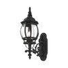 LIVEX LIGHTING 7520-14 Frontenac 1 Lt Textured Black Outdoor Wall Lantern