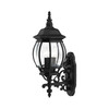 LIVEX LIGHTING 7524-14 Frontenac 3 Lt Textured Black  Outdoor  Wall Lantern