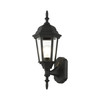 LIVEX LIGHTING 7551-14 Hamilton 1 Lt Textured Black  Outdoor Wall Lantern