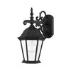 LIVEX LIGHTING 7555-14 Hamilton 1 Lt Textured Black Outdoor  Wall Lantern