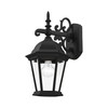 LIVEX LIGHTING 7555-14 Hamilton 1 Lt Textured Black Outdoor  Wall Lantern LIVEX LIGHTING 7555-14 Hamilton 1 Lt Textured Black Outdoor  Wall Lantern