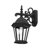 LIVEX LIGHTING 7555-14 Hamilton 1 Lt Textured Black Outdoor  Wall Lantern