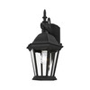 LIVEX LIGHTING 7555-14 Hamilton 1 Lt Textured Black Outdoor  Wall Lantern