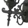 LIVEX LIGHTING 7556-14 Hamilton 1 Lt Textured Black Outdoor  Wall Lantern