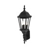 LIVEX LIGHTING 7561-14 Hamilton 3 Lt Textured Black Outdoor  Wall Lantern