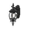 LIVEX LIGHTING 7706-14 Frontenac 1 Lt Textured Black  Outdoor  Wall Lantern